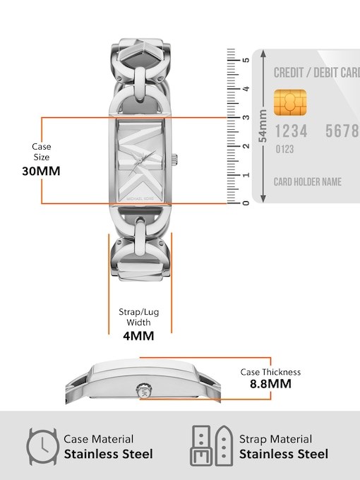 Michael Kors Mk Empire Silver Watch MK7407