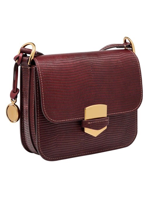 Fossil Lennox Maroon Crossbody Bag ZB1945243