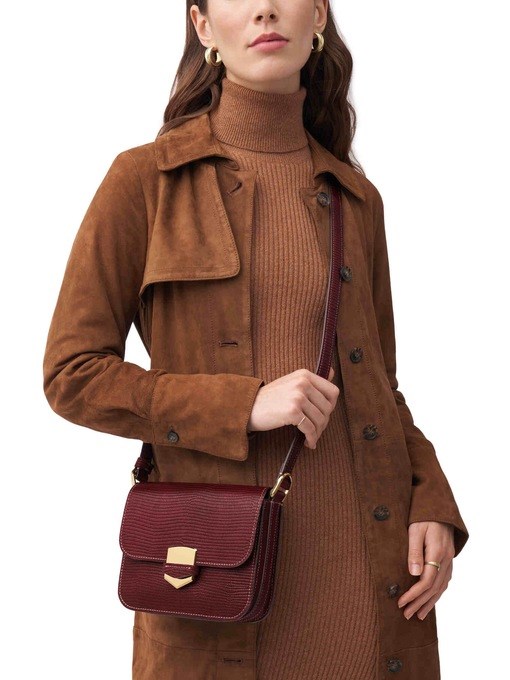 Fossil Lennox Maroon Crossbody Bag ZB1945243