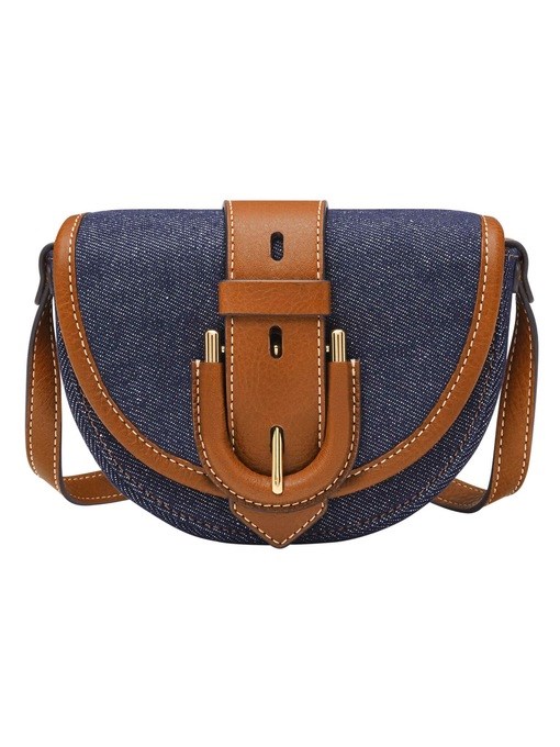 Fossil Harwell Blue Crossbody Bag ZB1915423