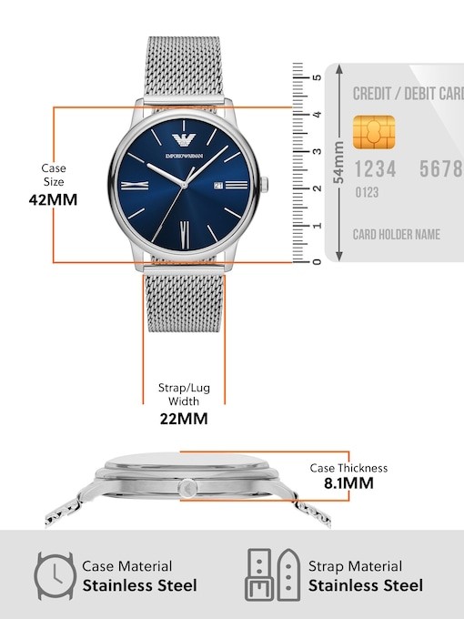 Emporio Armani Silver Watch AR11571