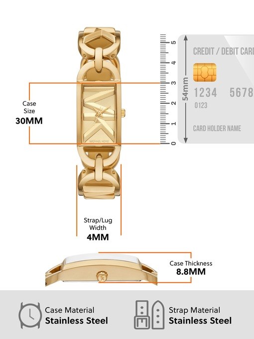 Michael Kors Mk Empire Gold Watch MK7406