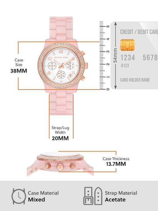 Michael Kors Runway Pink Watch MK7424
