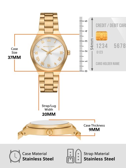 Michael Kors Lennox Gold Watch MK7391
