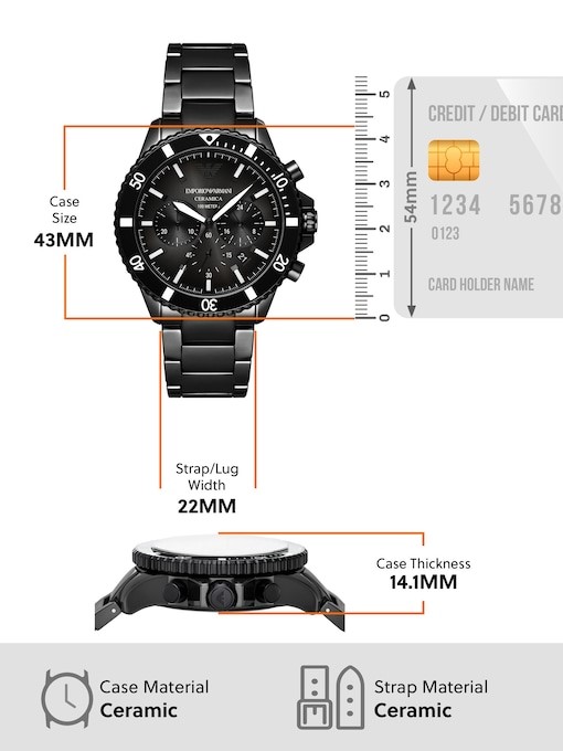 Emporio Armani Black Watch AR70010