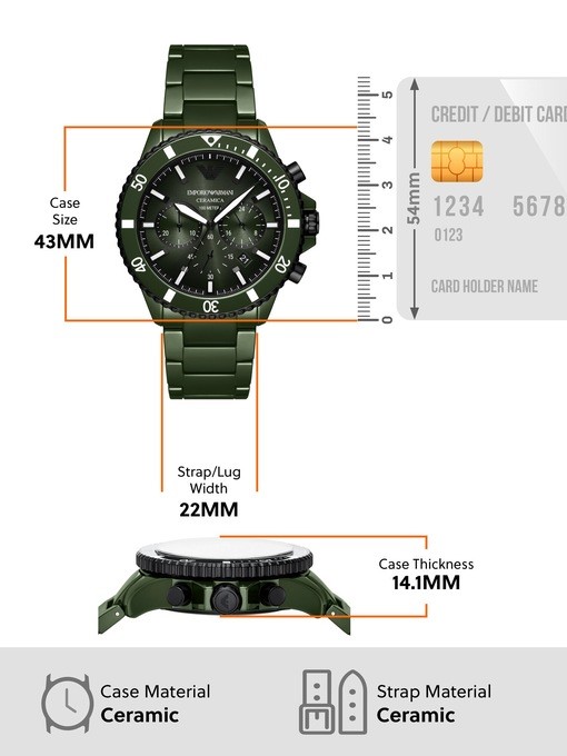 Emporio Armani Green Watch AR70011