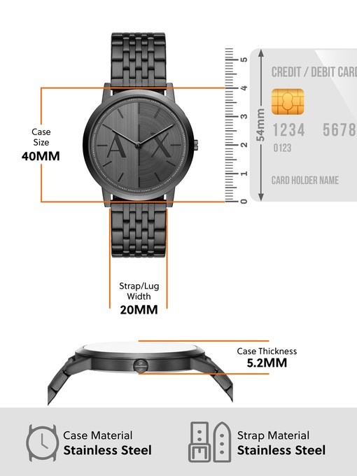 Armani Exchange Black Watch AX2872