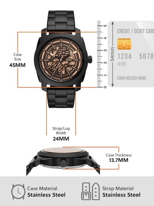 Fossil Machine Black Watch ME3253