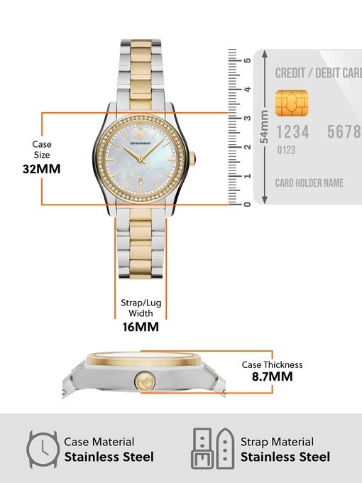 Emporio Armani Two Tone Watch AR11559