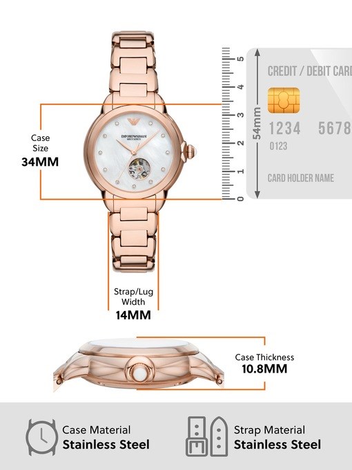 Emporio Armani Rose Gold Watch AR60072