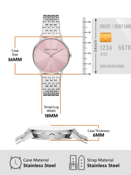 Armani Exchange Silver Watch AX5591