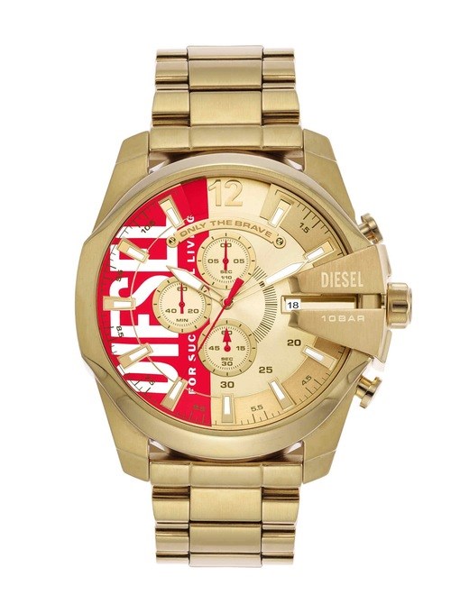 Diesel Mega Chief Gold Watch DZ4642