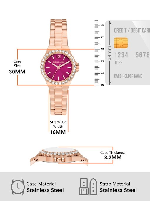 Michael Kors Lennox Rose Gold Watch MK7396