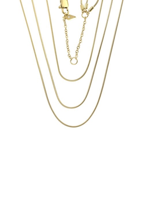 Fossil Jewelry Gold Necklace JF04543710