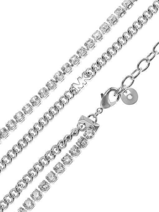 Michael Kors Premium Silver Necklace MKJ8276CZ040