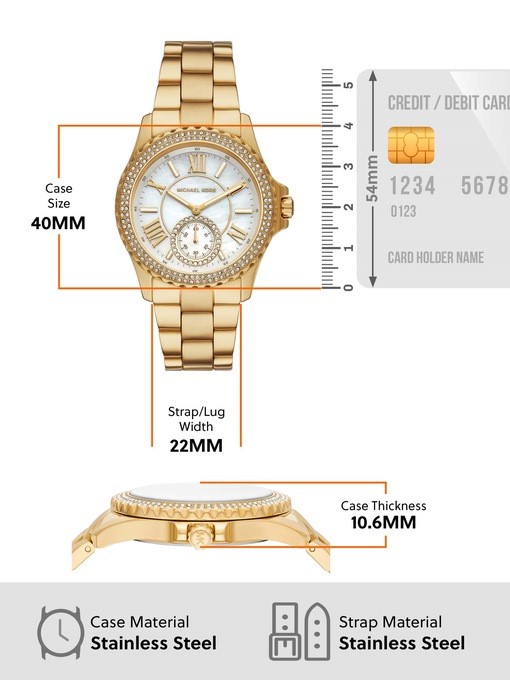 Michael Kors Everest Gold Watch MK7401