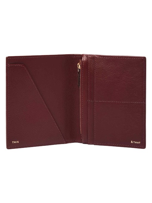 Fossil Gift Maroon Travel Accessories SLG1590243