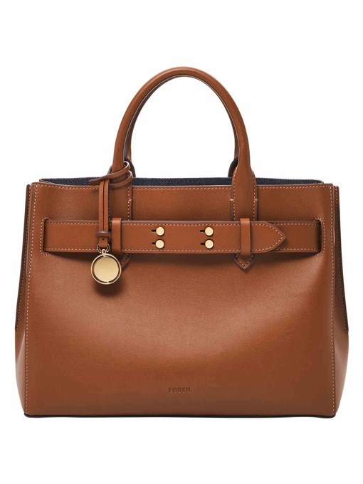 Fossil Gilmore Brown Satchel Bag ZB1931200