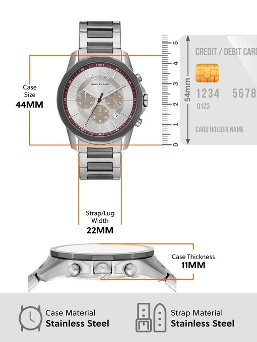 Armani Exchange Banks Two Tone Watch AX1745