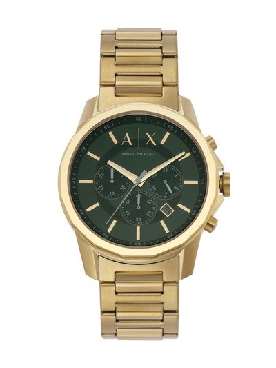 Armani Exchange Banks Gold Watch AX1746