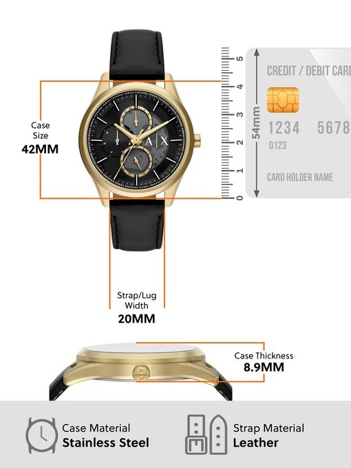 Armani Exchange Dante Black Watch AX1876