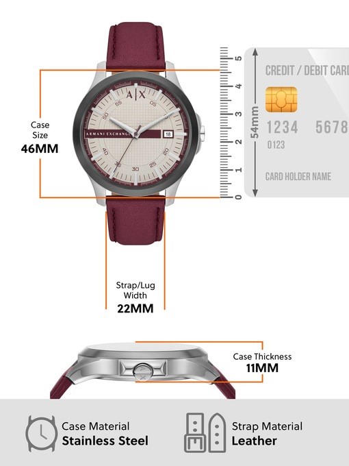 Armani Exchange Hampton Red Watch AX2452