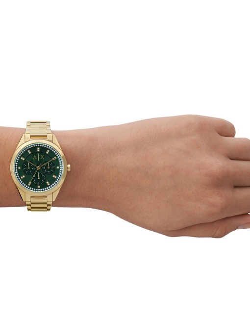 Armani Exchange Lady Giacomo Gold Watch AX5661