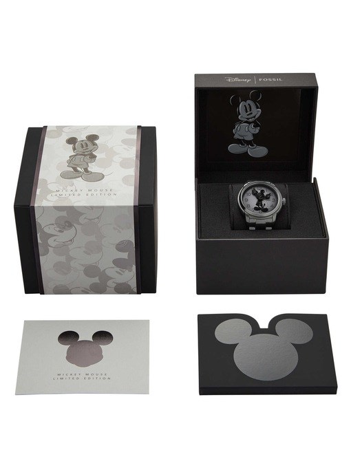 Fossil Mickey Mouse Gun-Metal Watch LE1186