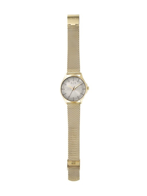 Armani Exchange Lady Hampton Gold Watch AX5274