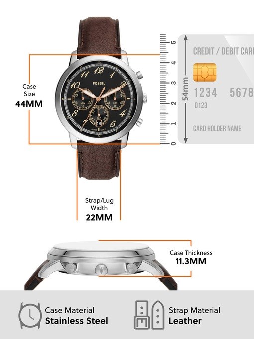 Fossil Neutra Brown Watch FS6024