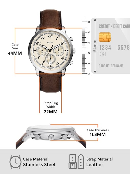 Fossil Neutra Brown Watch FS6022