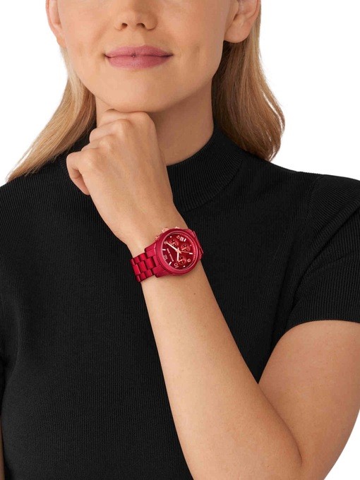 Michael Kors Runway Red Watch MK7436