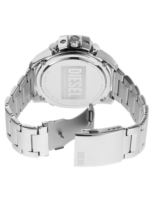 Diesel Mega Chief Silver Watch DZ4648