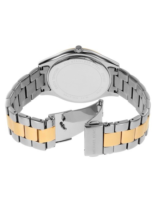 Michael Kors Slim Runway Two Tone Watch MK4735