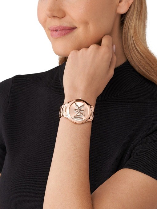 Michael Kors Slim Runway Rose Gold Watch MK4733