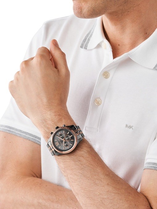 Michael Kors Lexington Two Tone Watch MK8561