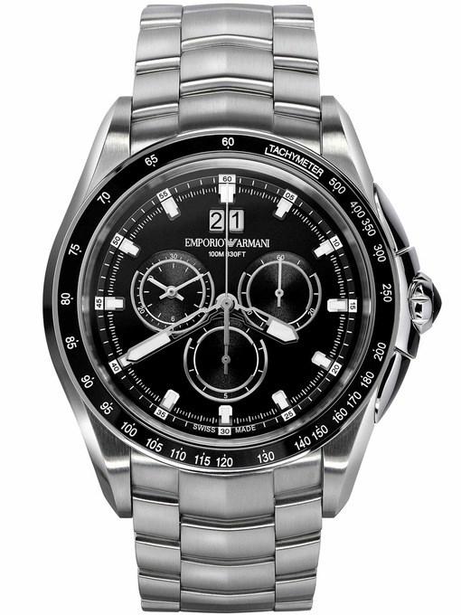 Emporio Armani Swiss Silver Watch ARS9100