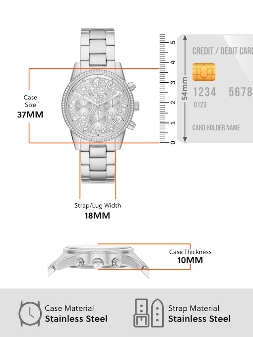 Michael Kors Ritz Silver Watch MK7301