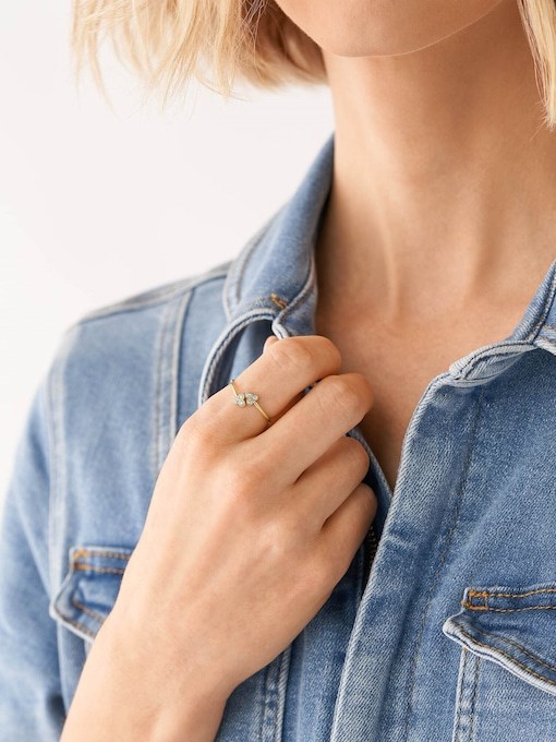 Fossil Sadie Gold Ring JF04114710