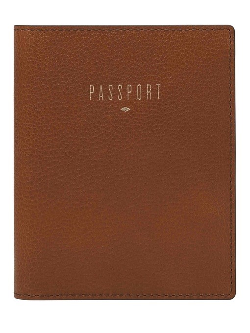 Fossil Travel Brown Card Case SLG1499200