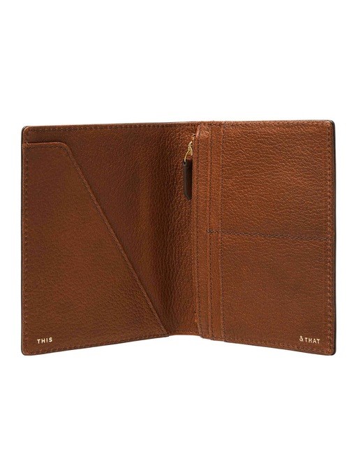 Fossil Travel Brown Card Case SLG1499200