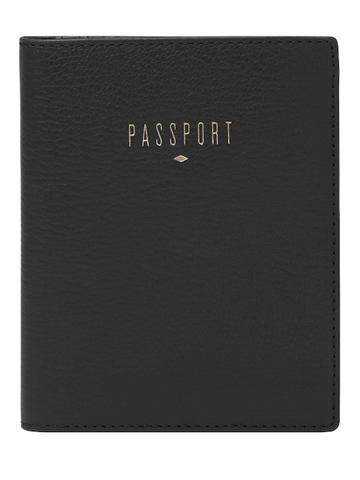 Fossil Travel Black Card Case SLG1499001