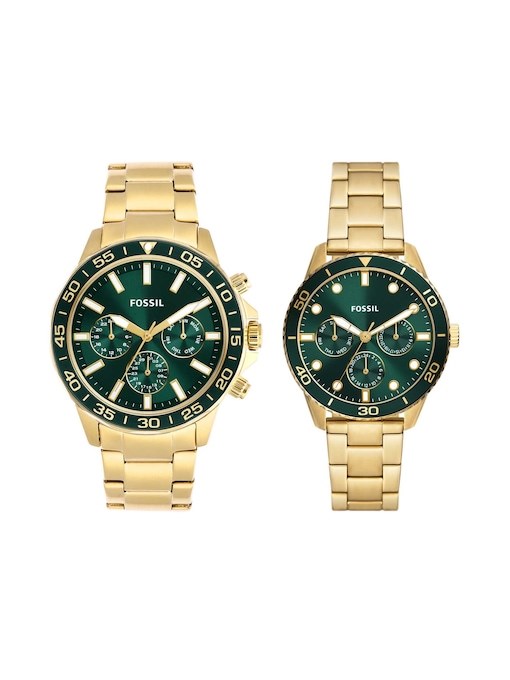 Fossil Bannon Gold Watch Set BQ2754SET