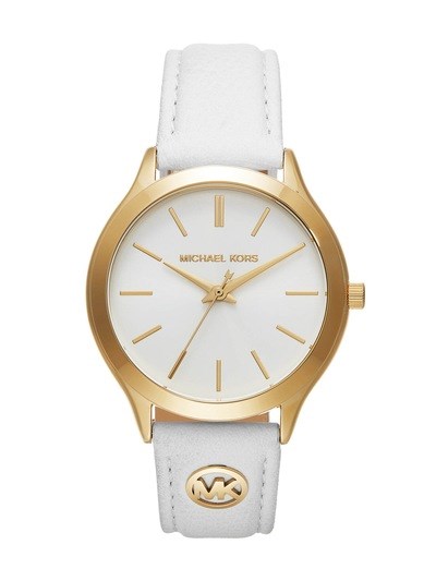 Michael Kors Slim Runway White Watch MK7466