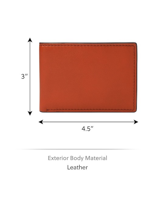 Fossil Steven Orange Wallet ML4396836