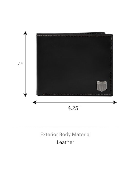 Fossil Hayes Black Wallet ML4647001