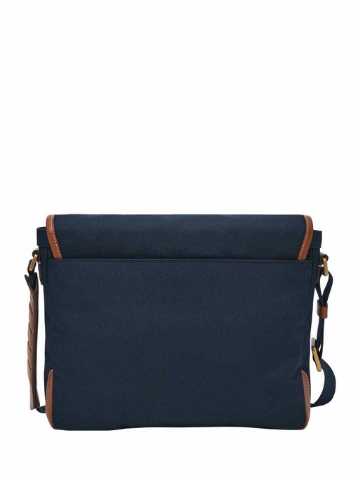 Fossil Hayes Navy Blue Messenger Bag MBG9628400