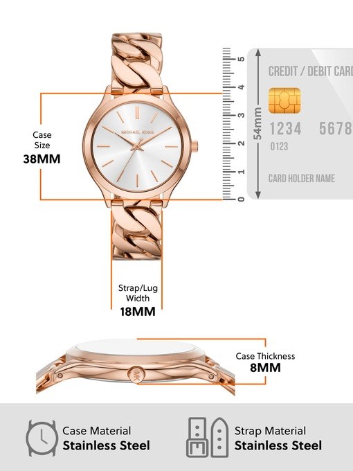 Michael Kors Runway Rose Gold Watch MK7473