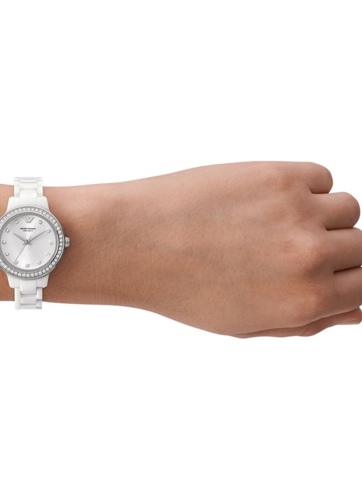 Emporio Armani White Watch AR70013