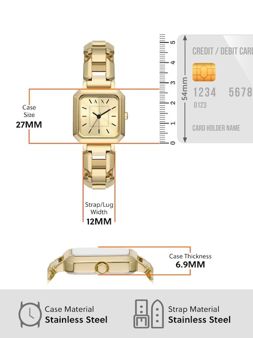 Armani Exchange Gold Watch AX5721